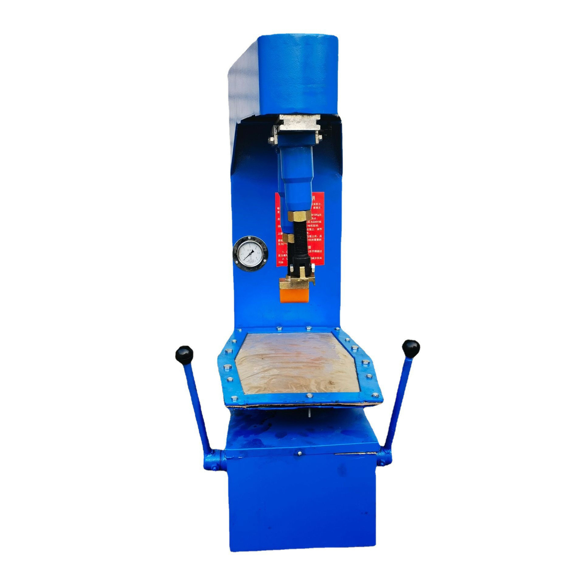 Heightened Small Hexagonal Hydraulic Press, Manual Bottom Press, Hydraulic Bottom Press, Hydraulic Laminating Machine, Shoe Machine Equipment