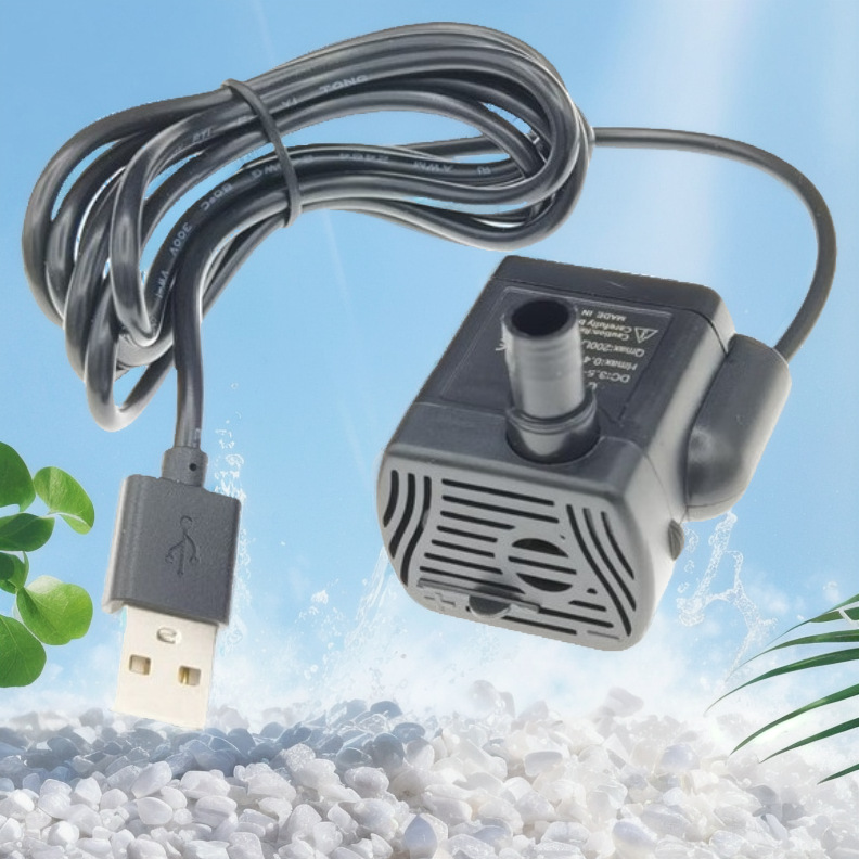 Source Factory Usb-1020 Humidifier Water Pump 5V Dc Brushless Pet Water Pump Mobile Phone Cooling Micro Water Pump