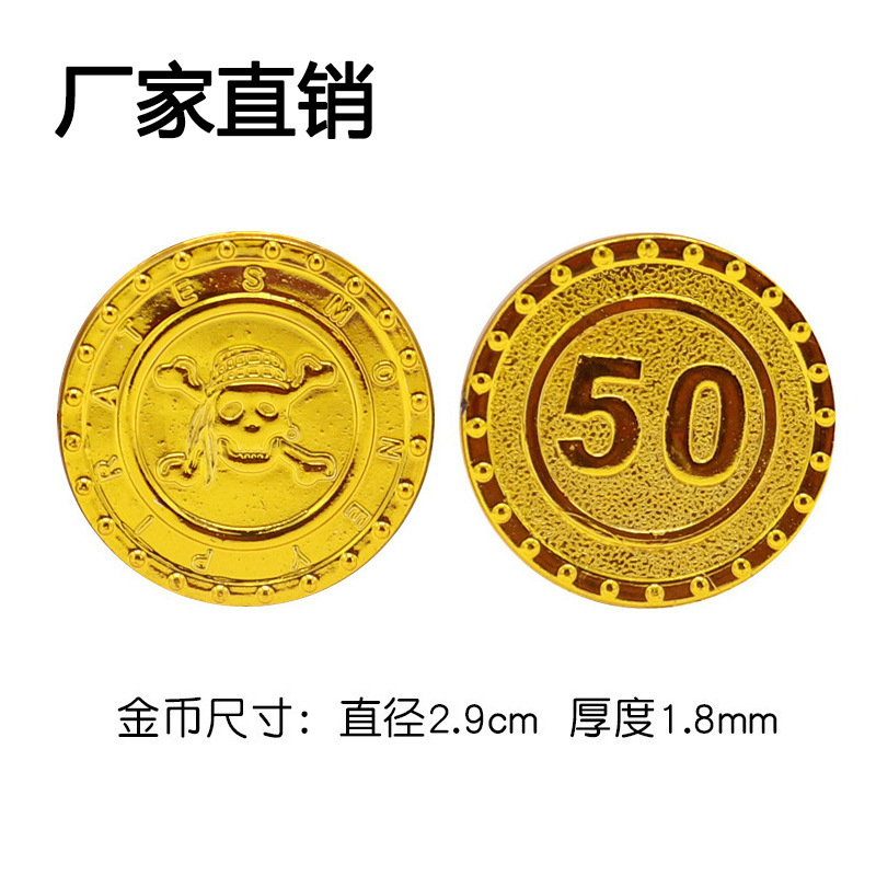 Factory Direct Sales Gold Props Tag Coin Dollar Reward Points Decoration Event Halloween Role Play