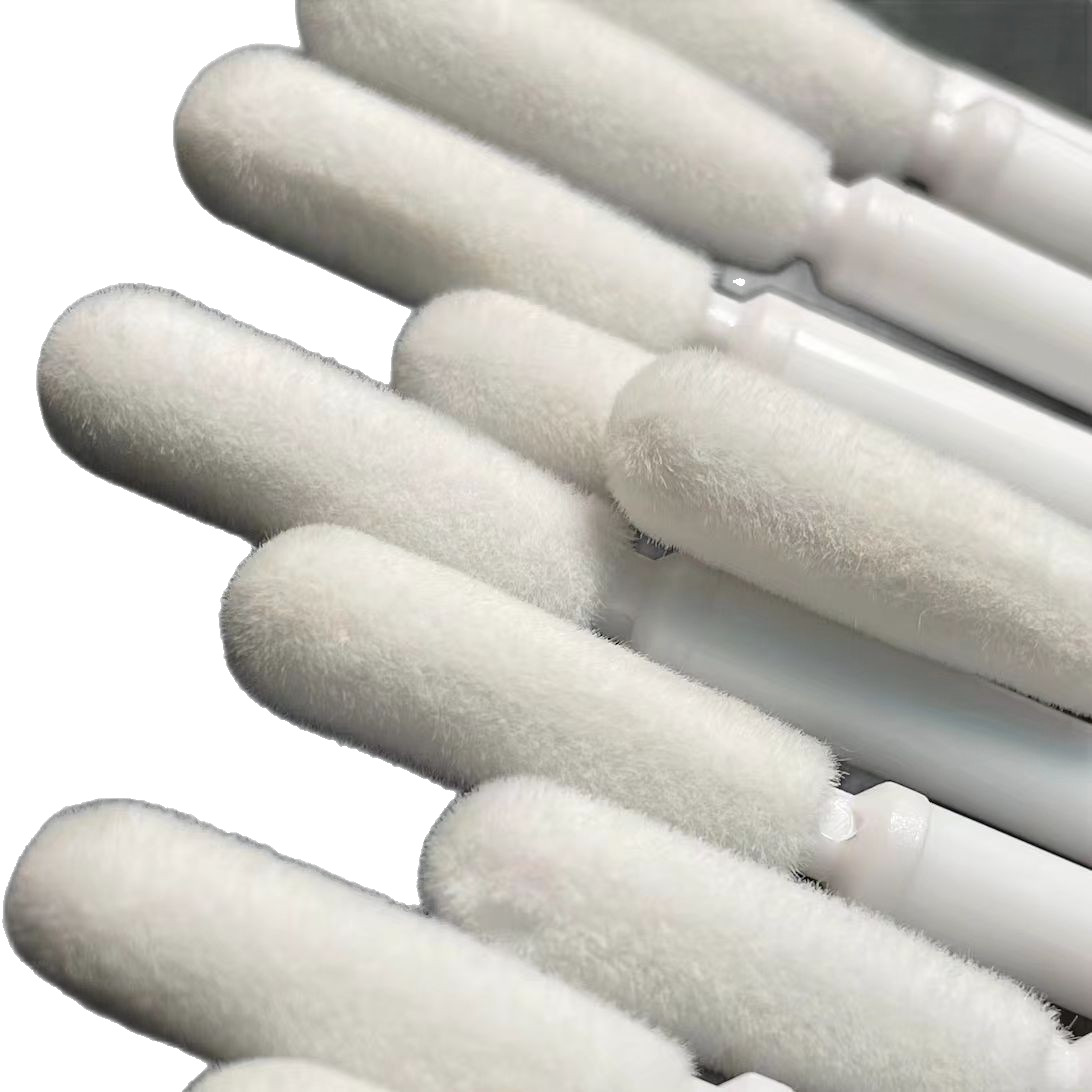 Pig Pharyngeal Swab, Special Sampling Pharyngeal Swab for Pig Farm, Disposable Flocked Pharyngeal Swab Sampler for Pig, Individually Packaged