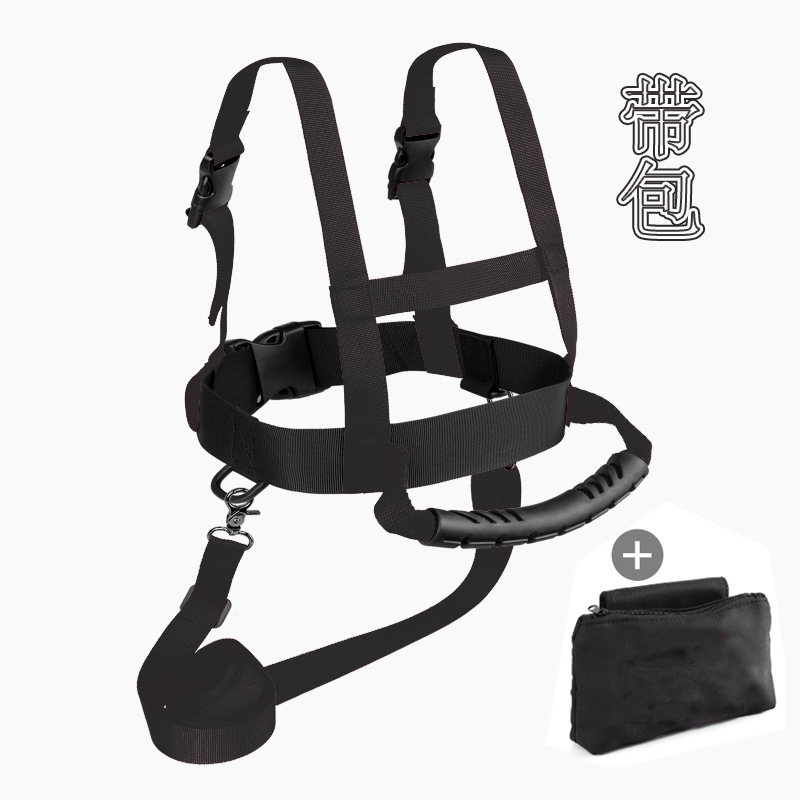 Ski balance teaching belt four-wheel skateboard auxiliary safety belt children skating anti-fall traction belt outdoor training Belt