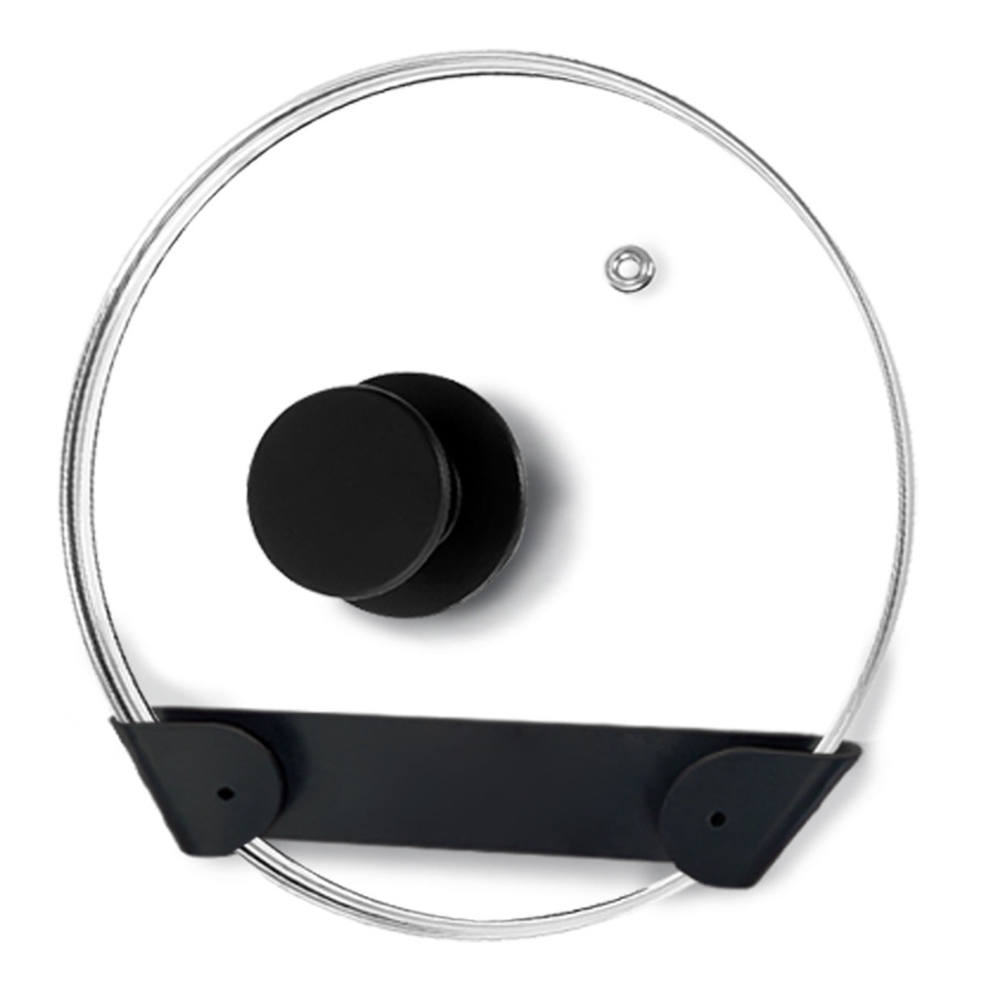 Pot Lid Rack Kitchen Storage Rack Wall Hanging Punch-free Simple Kitchen Pot Lid Sticky Hook Plate Pot Lid Storage Rack Cross-border