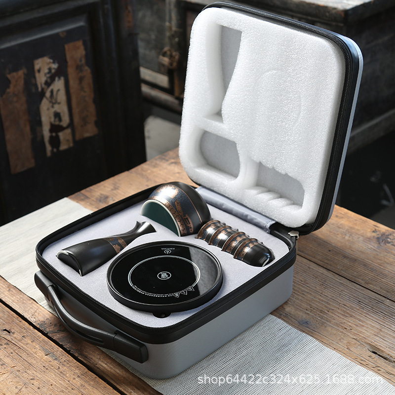 Ceramic Wine Boiler Electric Ceramic Stove Constant Temperature Pad Wine Warmer suit Yellow Wine Decanter Wholesale Support Generation