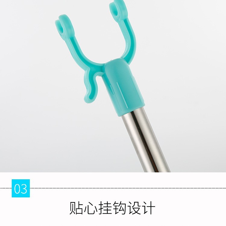 Bold Extendable Stainless Steel Extendable Clothes Hanging Rod Balcony Clothes Drying Rod Household Clothes Pickup Rod Clothes Drying Rod Clothes Bar