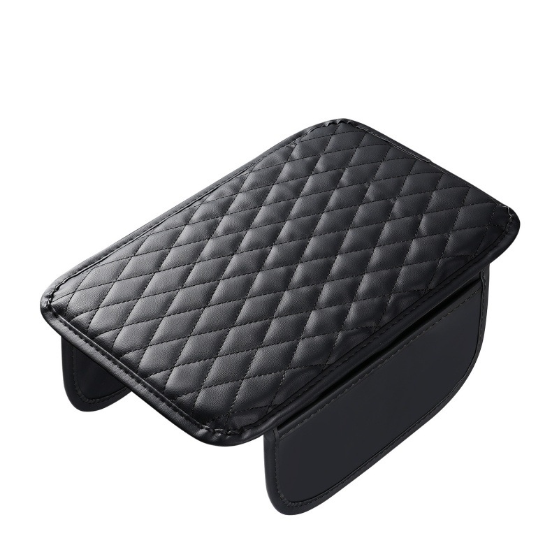 Cross-border car armrest box cushion multifunctional double pocket storage bag car central armrest box sponge booster cushion cover
