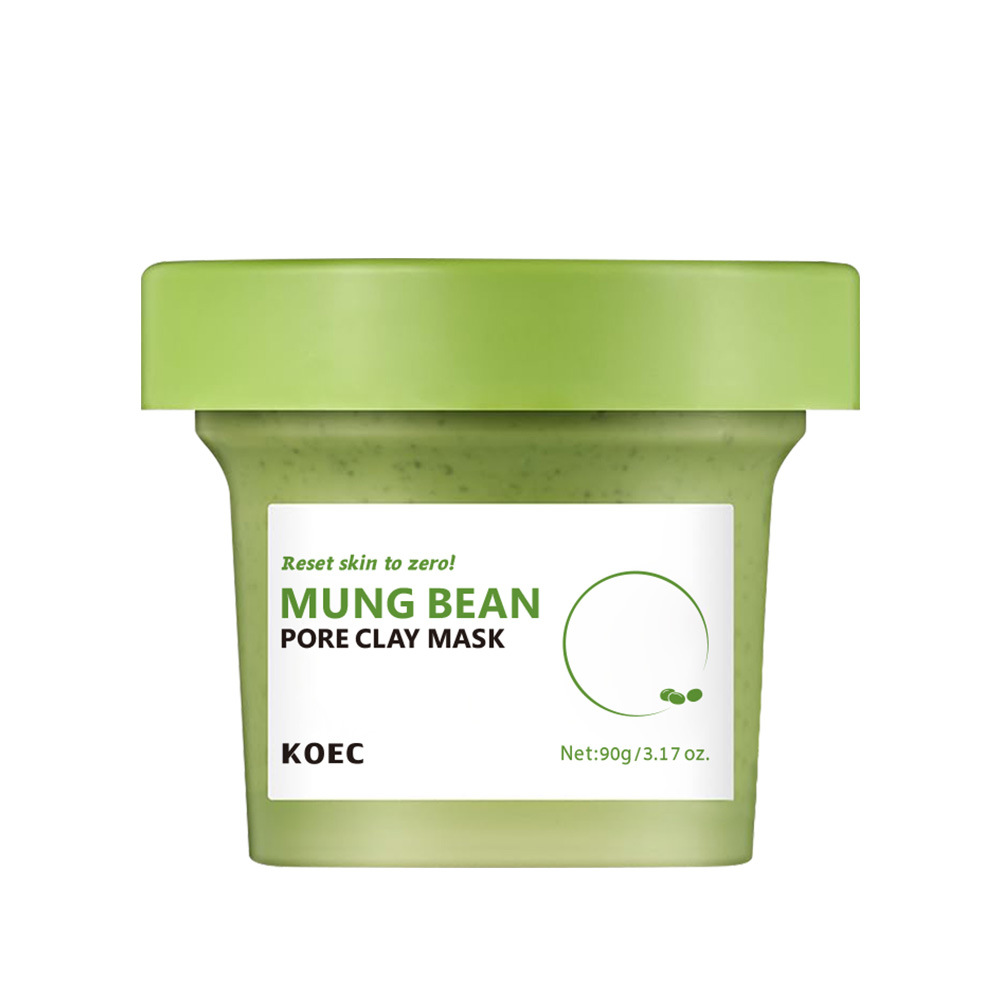 Koec Mung Bean Mud Deep Cleansing Mud Mask 90g Cross-Border Popular Application Mask Mung Bean