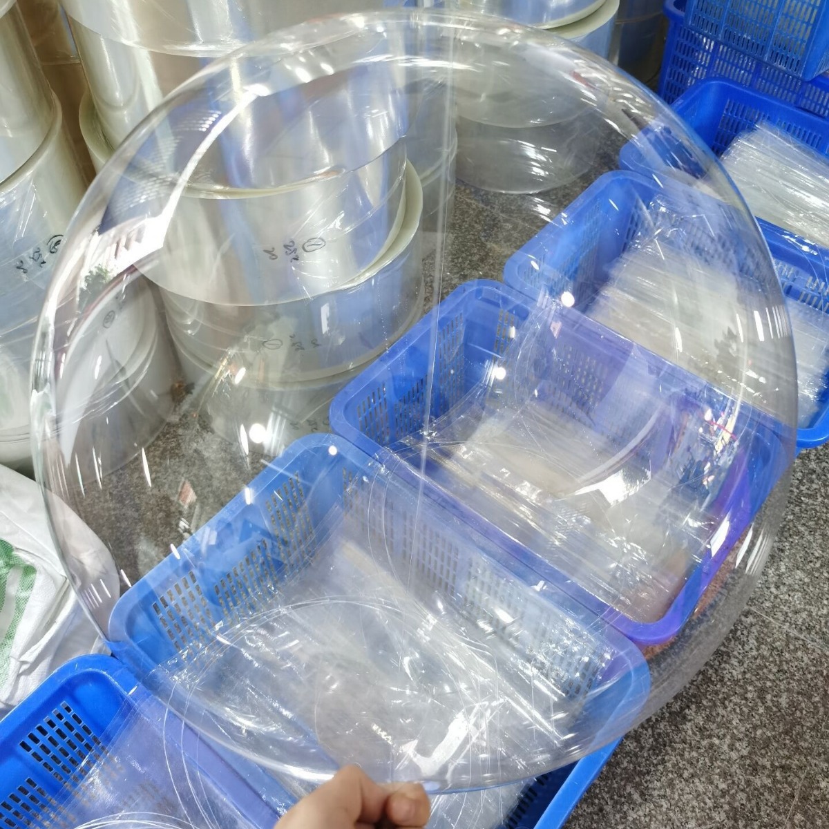 Net red manufacturers stretch-free version of the wave ball 18 inch 20 inch 24 inch 36 inch transparent wave balloon wholesale