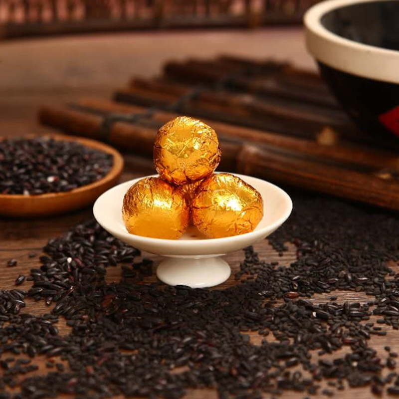 Wholesale Five Treasures Black Sesame Balls Without Sugar, Bulk Five Treasures Black Sesame Balls, Five Treasures Black Sesame Balls
