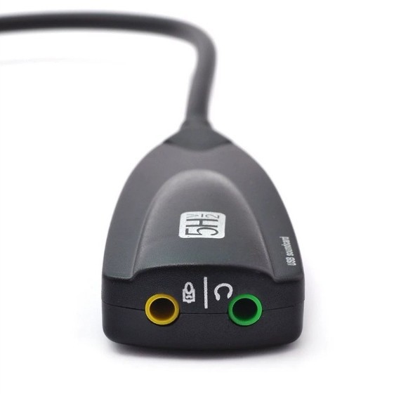 Large Quantities of 5Hv2 Computer Driver-Free External Sound Card 7.1 Sound Card USB Sound Card with Cable USB Sound Card Available