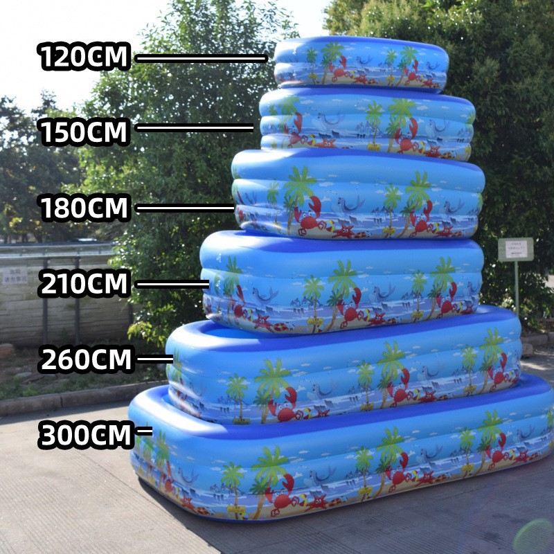 Swimming Pool for Children 1-6 Years Old Large Household Inflatable Swimming Pool 3m Baby Outdoor Paddling Pool Ball Pool Manufacturer Wholesale
