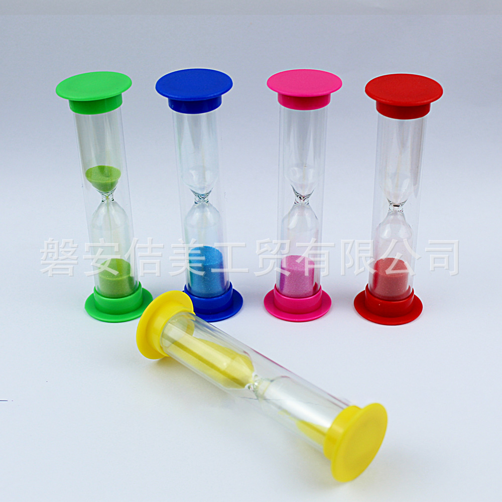 Hourglass Timer plastic glass hourglass drop-resistant children's toy gift hourglass ornaments in stock wholesale