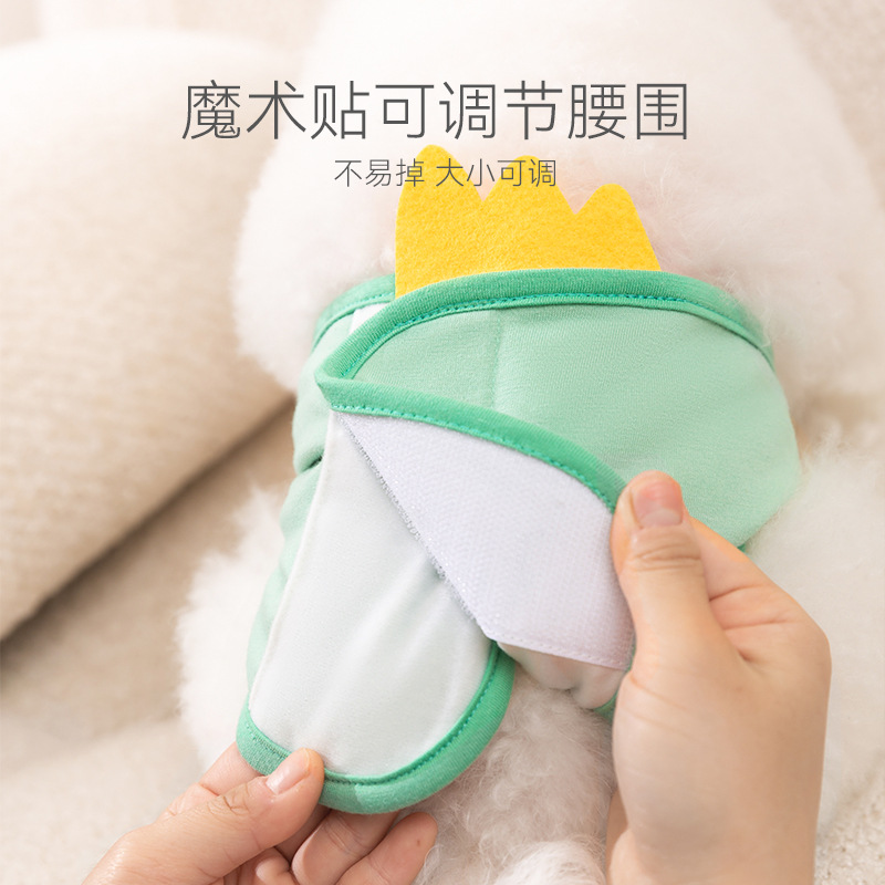 Male and Female Dog Physiological Pants with Cartoon Style for Summer Pet Anti-Harassment Pants, Heat Corgi Dog Diaper Pants