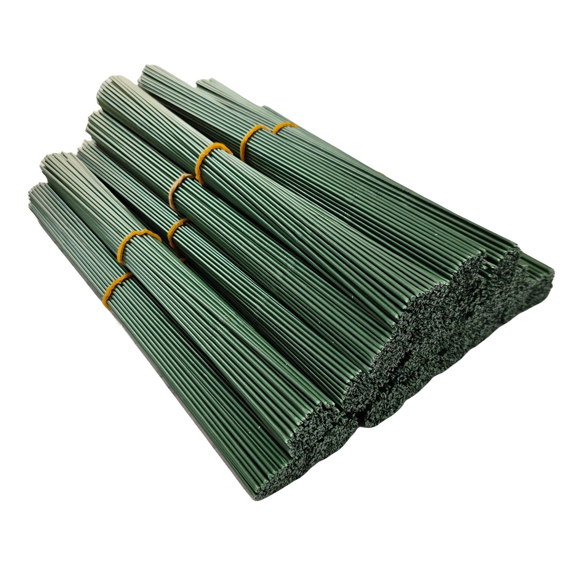 Factory straight hair twist rod No. 2 flower rod wool flower material diy hand woven 2mm coated flower rod flower stem