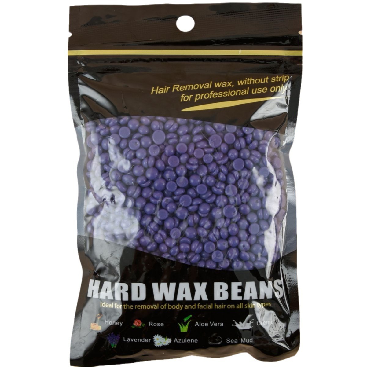 Hair Removal Wax Beans Natural Ingredients Solid Particles Beeswax Hair Removal Hard Wax Mild and Non-Irritating Paper-Free Wax Waxkiss
