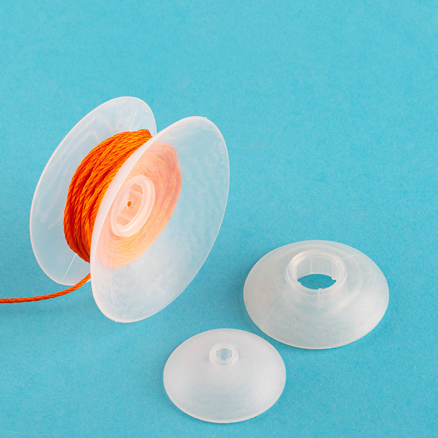 reel Kumihimo/Macrame cord reel beaded hand rope woven storage antique chain reel