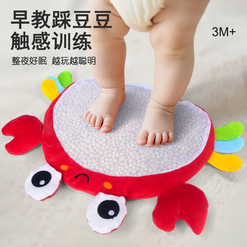 Детские игрушки для раннего обучения, кукла-комфорт для сна, шаги по бобовым, горячий компресс