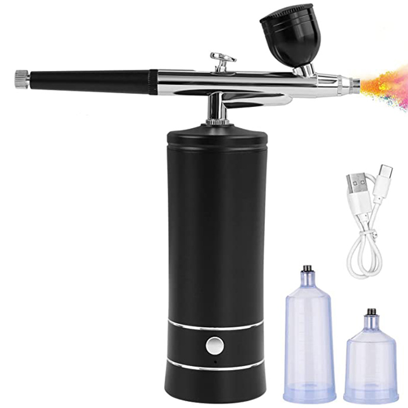 Foreign Trade Cross-Border Oxygen Injection Instrument Portable Handheld Electric Spray Gun Airbrush Coloring Beauty Manicure Painting Spray Oxygen Injection Instrument