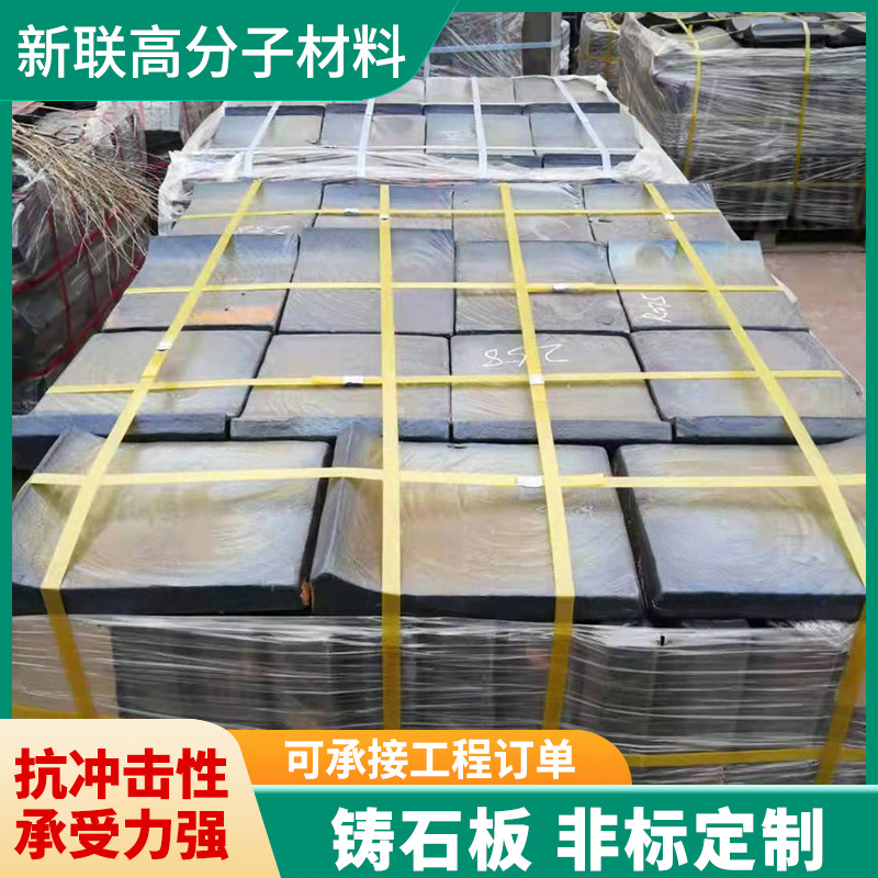 Прямая продажа плиты из литого камня, устойчивая к высоким температурам, перфорированная плита, прокатная микрокристаллическая плита, утолщенная износостойкая плита из литого камня