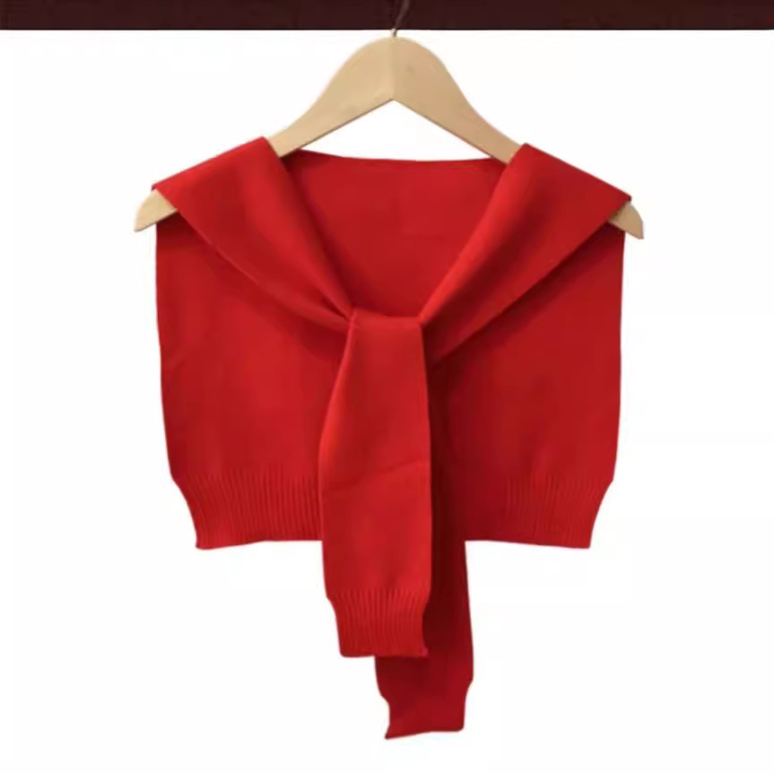 Air-conditioned Room Small Shawl Women's Shoulder Neck New Cheongsam Outer Wear Knitted Fashion High-end Summer Thin Dress