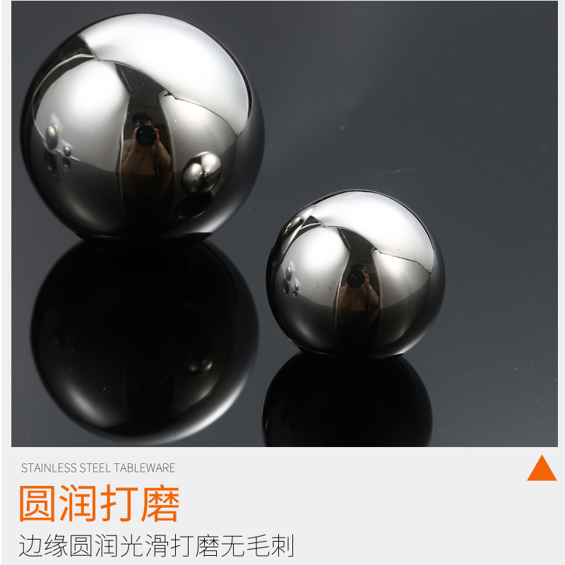 304 stainless steel ice cube bar restaurant iced whiskey drink metal round ice hockey quick-frozen ice grain wine set