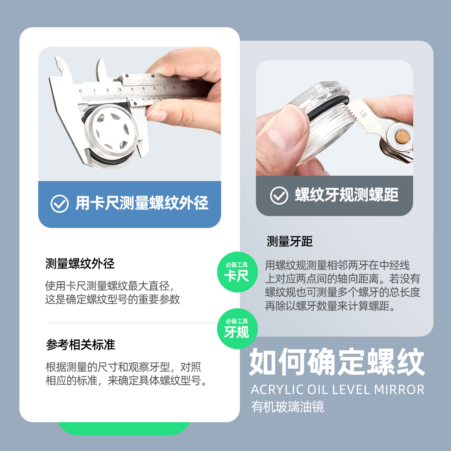 Screw-In Oil Level Hexagonal Oil Level Sight Glass Round Liquid Level Gauge Observation Window Plexiglass Plastic Copper Aluminum Stainless Steel