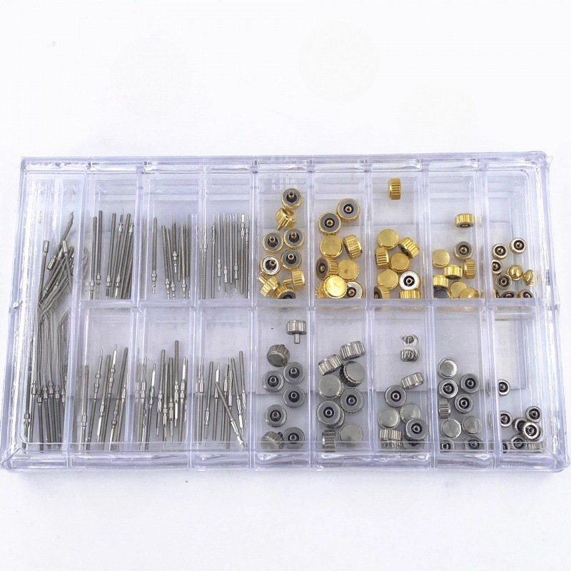 Коробка с высококачественной водонепроницаемой медной короной с стеблем для настройки времени, ручная сборка, немецкое производство