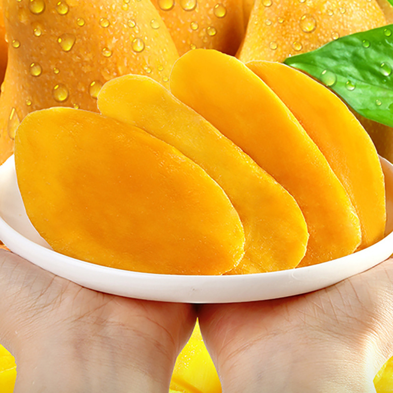 Good product shop dried mango 108g/60g box gauge 40/60 packaging dried fruit thick cut preserved fruit snacks