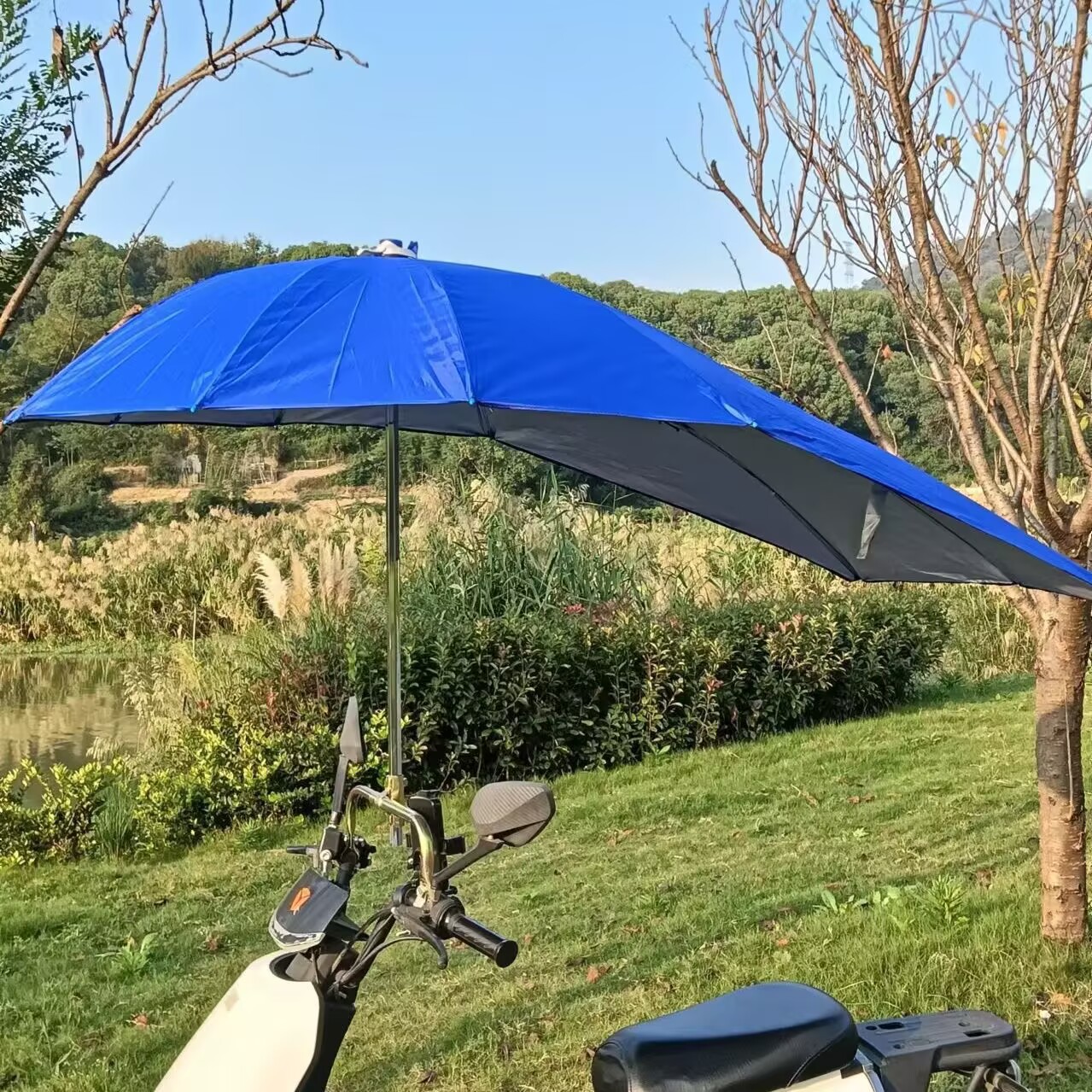 Электрический автомобильный навес, защита от солнца и дождя, зонт для мотоцикла, утолщенный солнцезащитный навес, новый малый оптовый