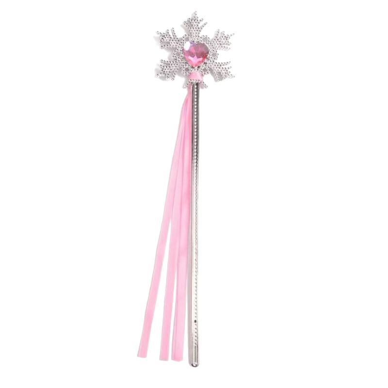Frozen Children's Crown Tiara Princess Magic Wand Scepter Set Cross-Border Best-Selling Fairy Wand Snowflake Wand