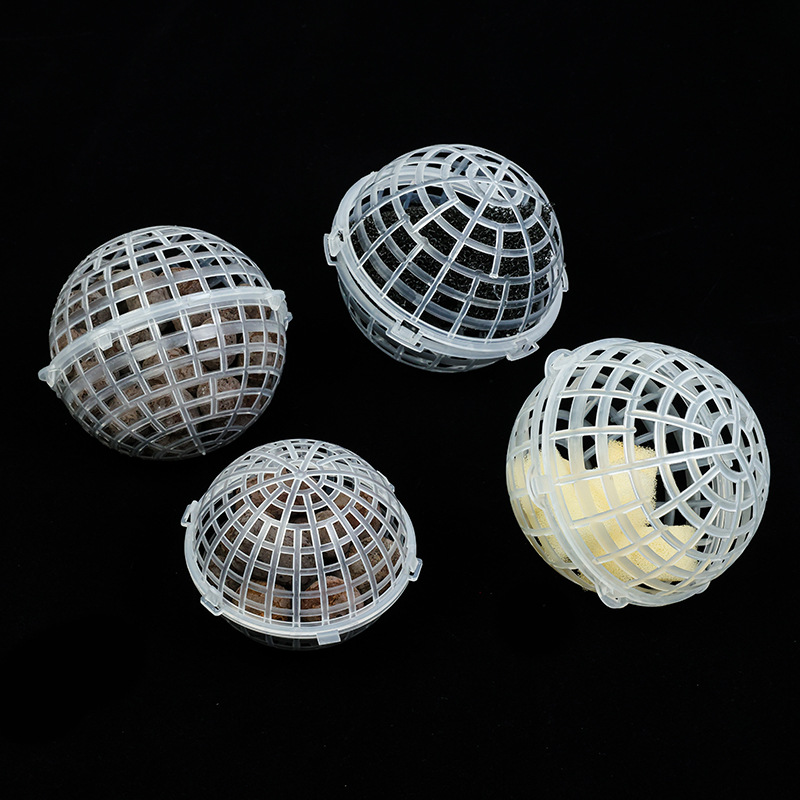 Suspension Ball Filler Sewage Treatment Filter Membrane Bio-Floating Ball Porous Filler Pp Bio-Ball Type Filler