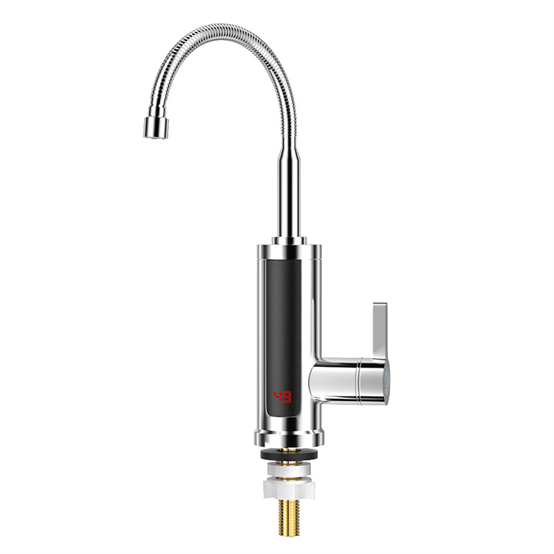 Instant Hot Household Electric Hot Water Faucet Wholesale Small Kitchen Treasure Bathroom Hot and Cold Dual-Use Stainless Steel Electric Hot Water Faucet