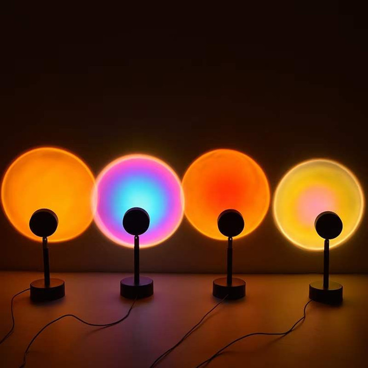 52 flat convex projection floor lamp Sun does not fall suitable for halo sunset light lens LED acrylic lens