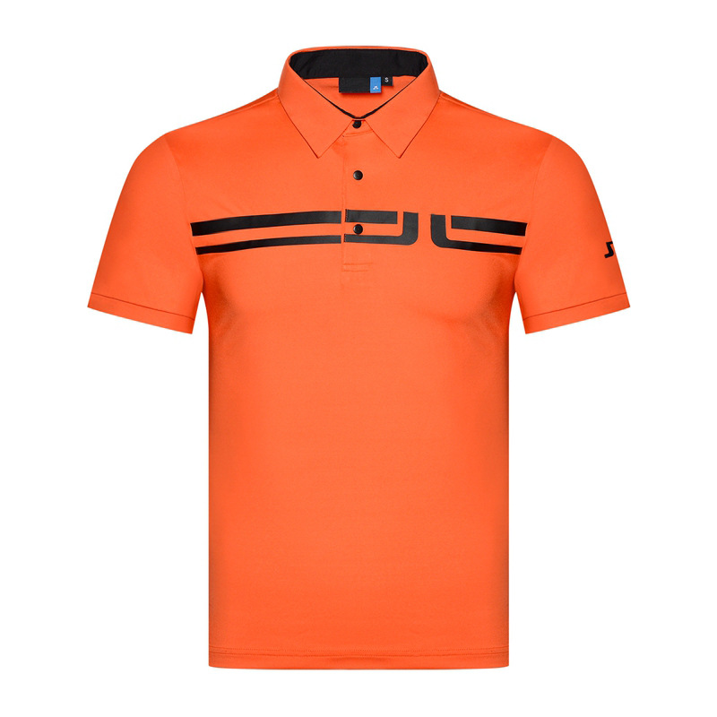 Summer New Men's Golf Clothes Loose Breathable Short-sleeved T-shirt Casual Stretch Sweat-wicking Quick-drying Polo Shirt