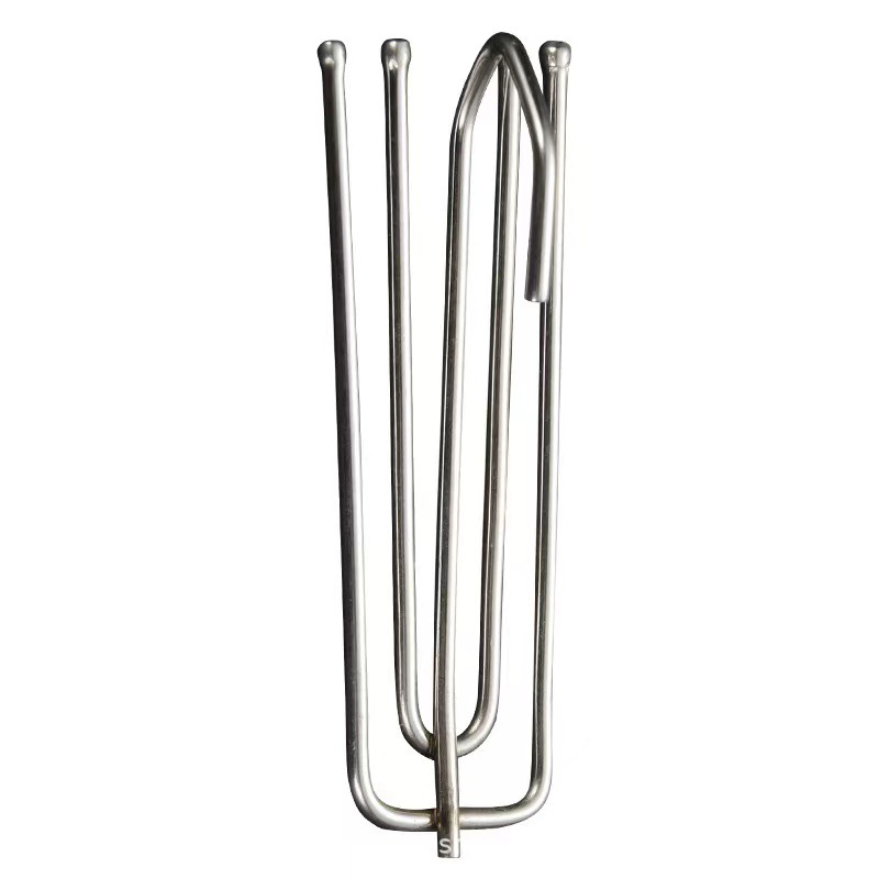Curtain accessories manufacturers wholesale spray paint plating curtain hook household four fork hook five finger hook stainless steel hook