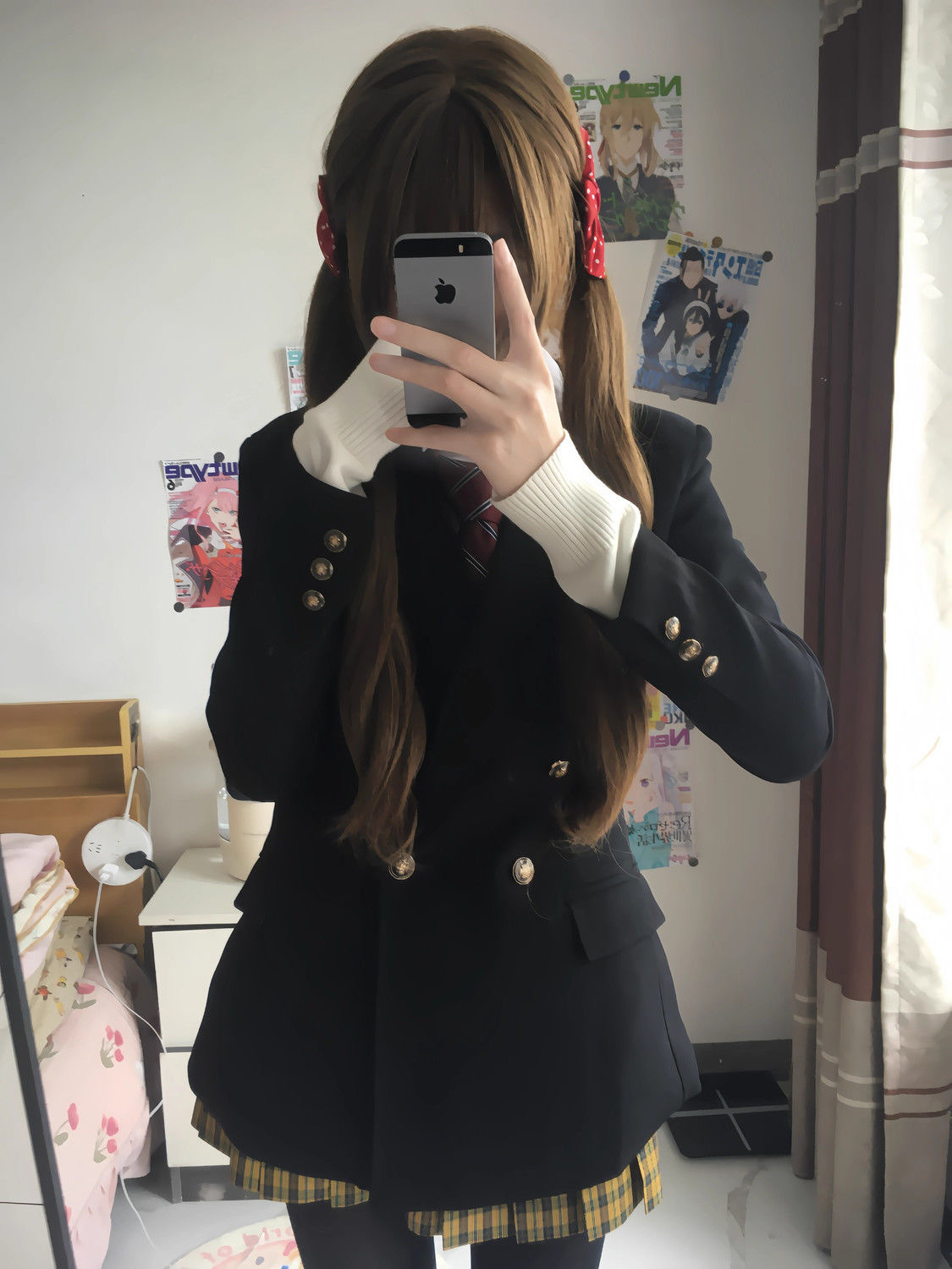 Pudding Bear Blazer Women's Autumn and Winter Jk Uniform Preppy Japanese Student School Uniform Female College Student Waist Suit