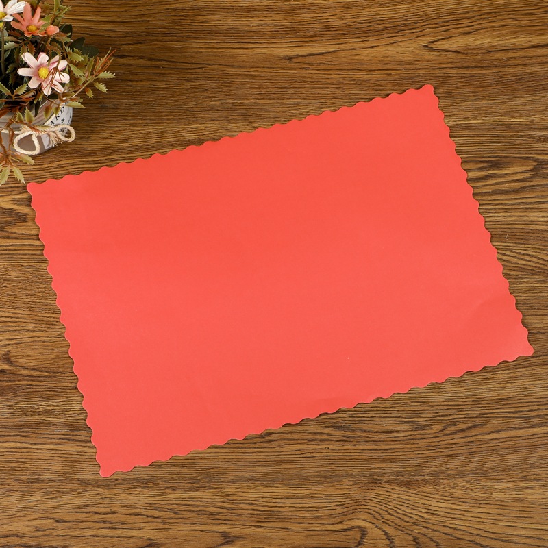 Disposable Paper Placemat Kidsren's Table Mat Paper 70g Double Offset Paper Colorfulful Table Paper Placemat Household Placemat Paper