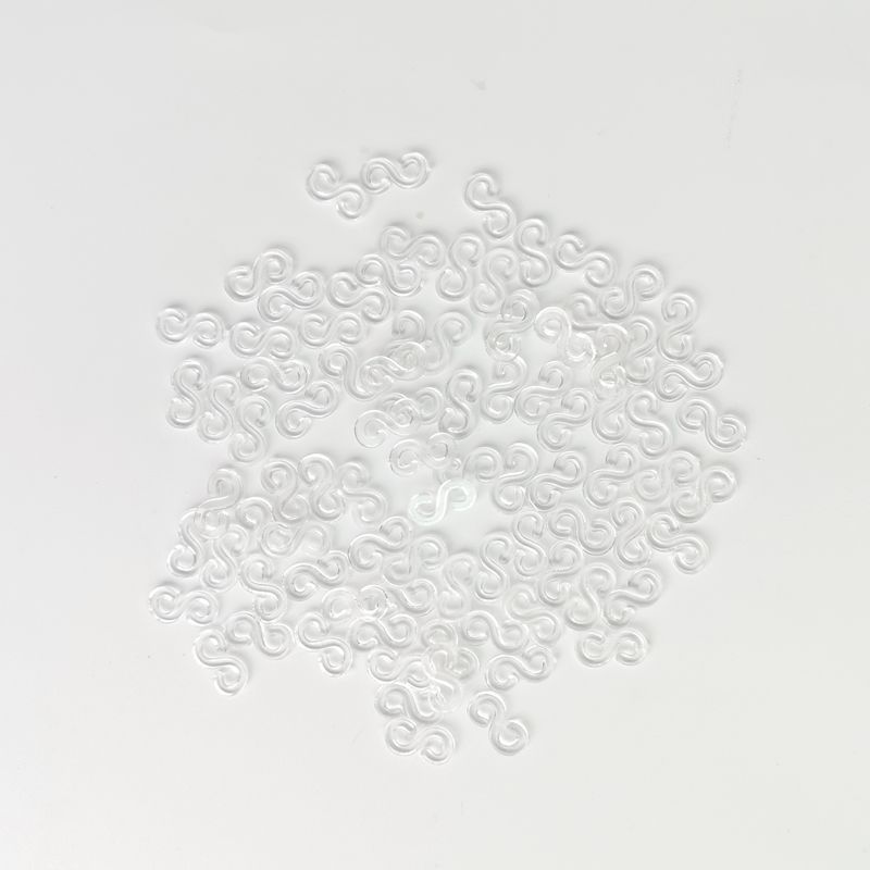 DIY Rainbow Rubber Band Woven Bracelet Transparent 10 Pcs 50 Pcs Packaging S Buckle Rubber Band Plastic Accessories Y Slingshot