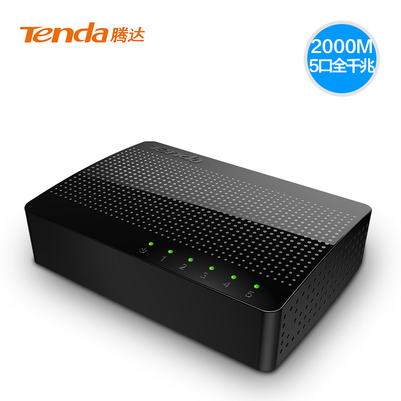 Tenda Five-Port Gigabit Switch Sg105M Ethernet Switch Home Office Monitoring Networking Brand New Genuine
