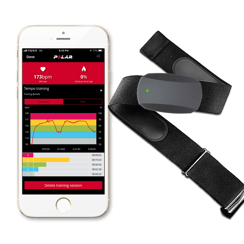 Ант Bluetooth нагрудный ремень для мониторинга сердечного ритма, передатчик для велоспорта и бега