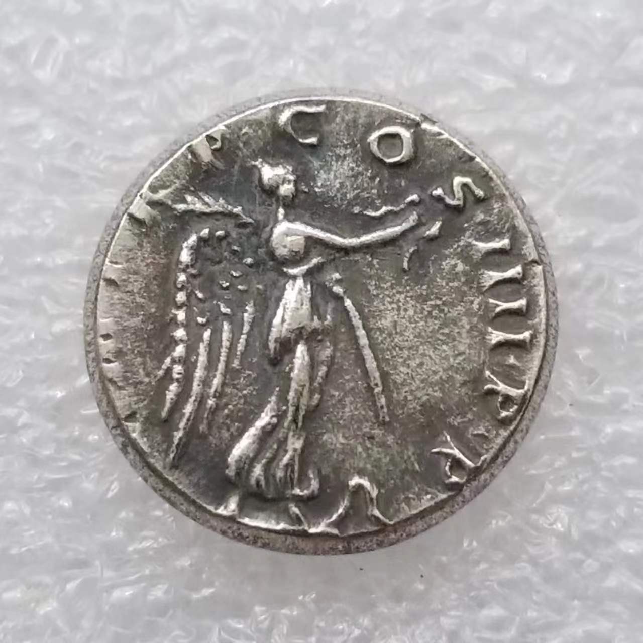 Antique Crafts Ancient Greek Brass Plated Silver Old Silver Dollar Commemorative Coins 4653