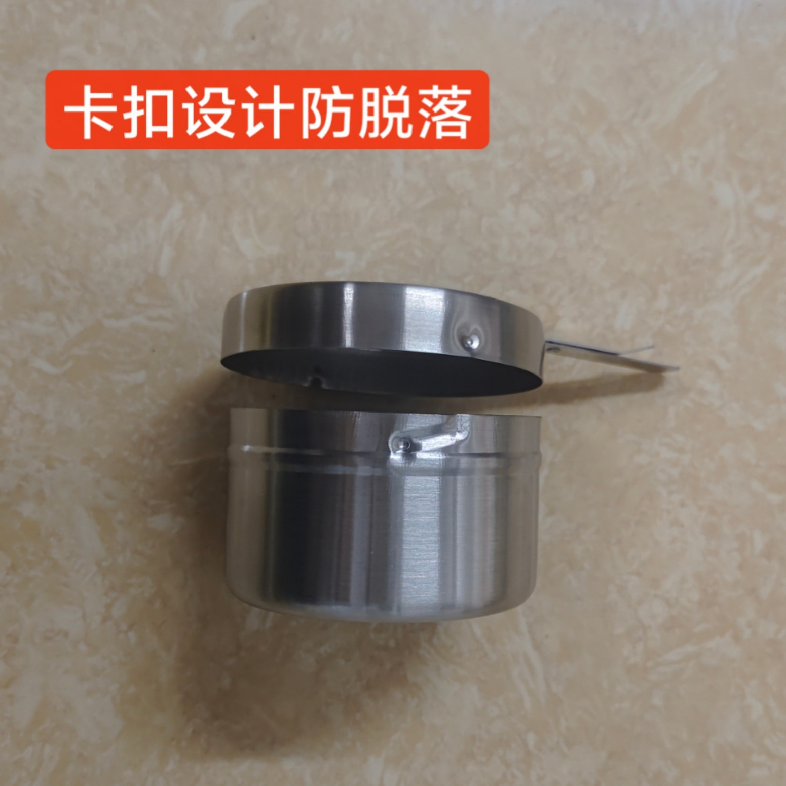Wholesale buffet stove accessories alcohol box tank simple stainless steel household small hot pot with lid alcohol stove alcohol cup
