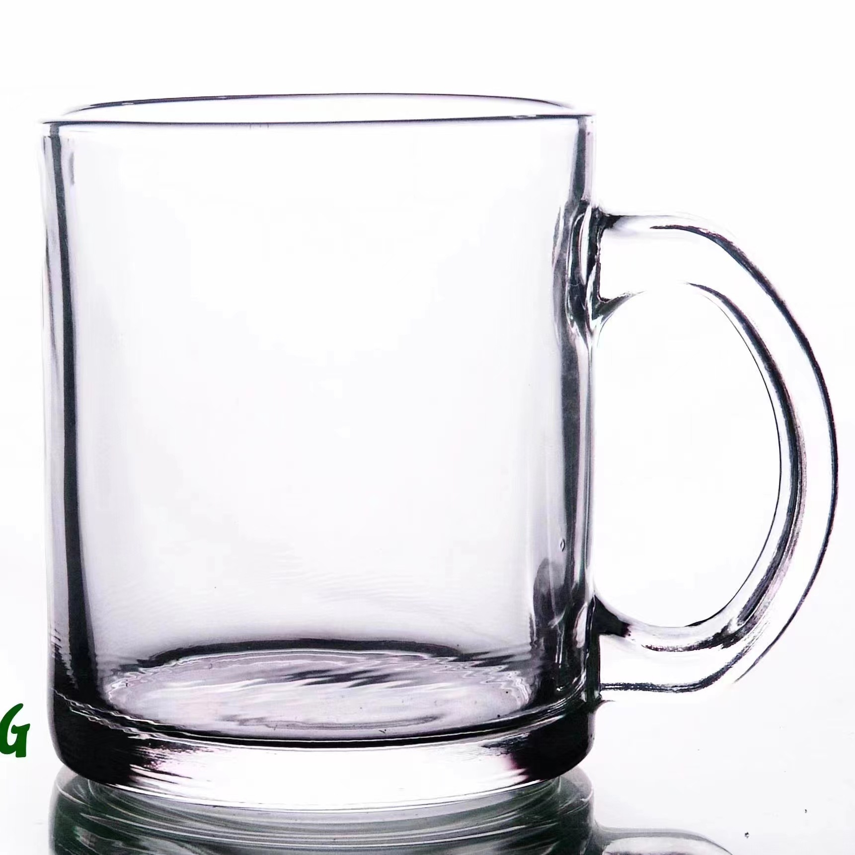 One Piece Minimum Order Birthday Souvenir Glass Mug Single Layer Frosted Glass with Baked Logo and Spray Color Frosted