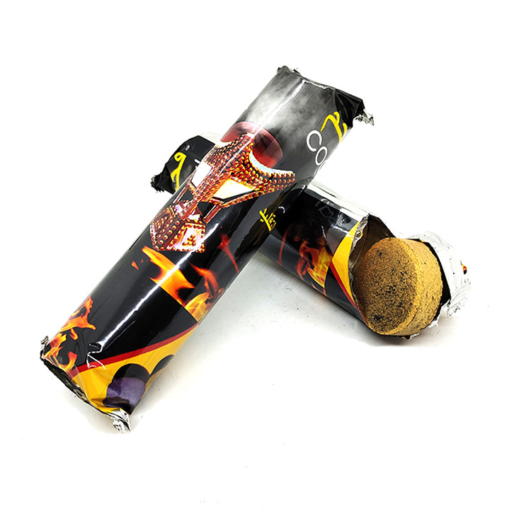Factory direct 33mm Golden hookah charcoal silver hookah charcoal Arabian hookah quick-burning charcoal quality assurance
