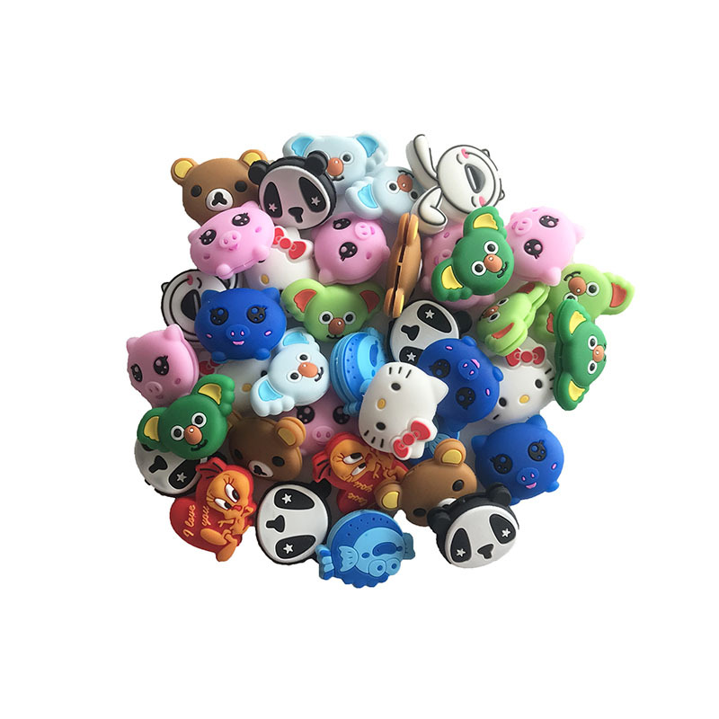 Cartoon animal cat shock absorber silicone tennis racket shock absorber stereo shock absorber 3D tennis racket built-in shock absorber