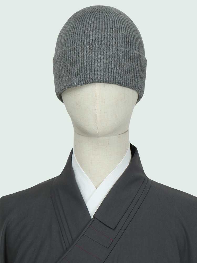 Теплая вязаная шляпа на зиму, подходит для мужчин и женщин, шляпа монаха, утолщенная шершавая шляпа