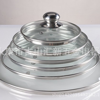 Прямые поставки от производителя крышек для кастрюль G-образные стеклянные крышки для кастрюль G-образные закаленные стеклянные крышки