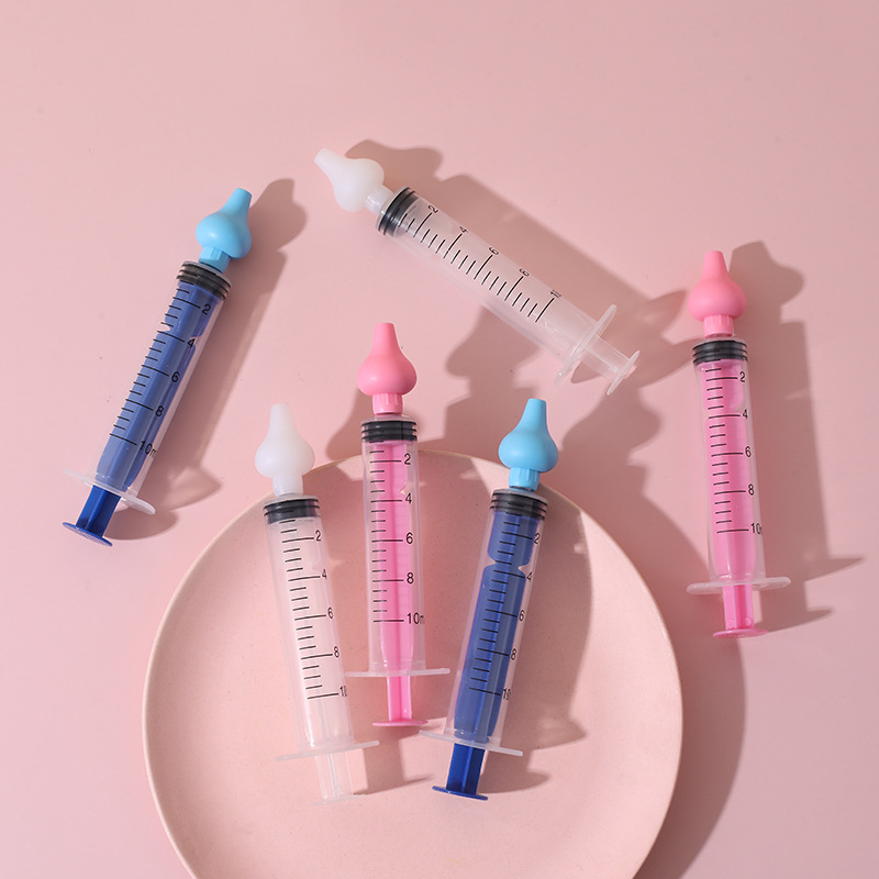 Needle Tube Nasal Washer for Infants and Young Children Manual Nasal Washer Household Injection Needle Tube Nasal Washer