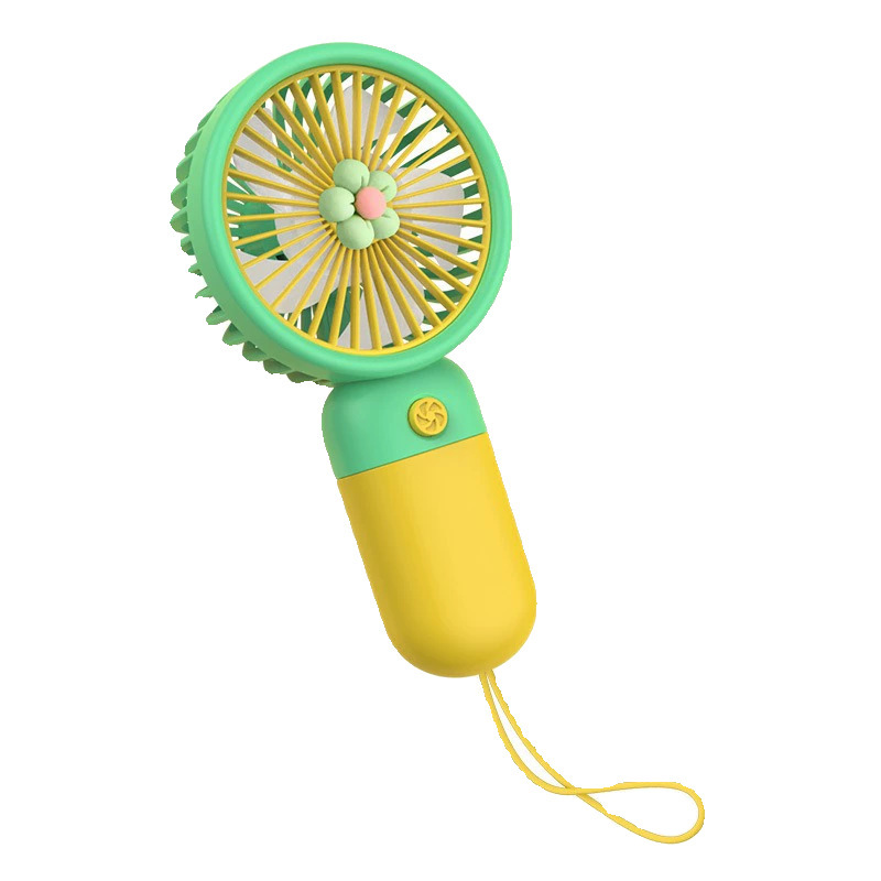 2025 New Handheld Small Fan Student Gift Cartoon Cute Portable Desktop Mini USB Charging Fan