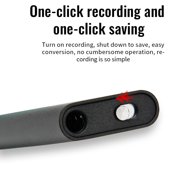 Q2 Amazon Cross-border Hot Selling Single Product One-touch Recording High Definition Noise Reduction Class Meeting Recording Pen