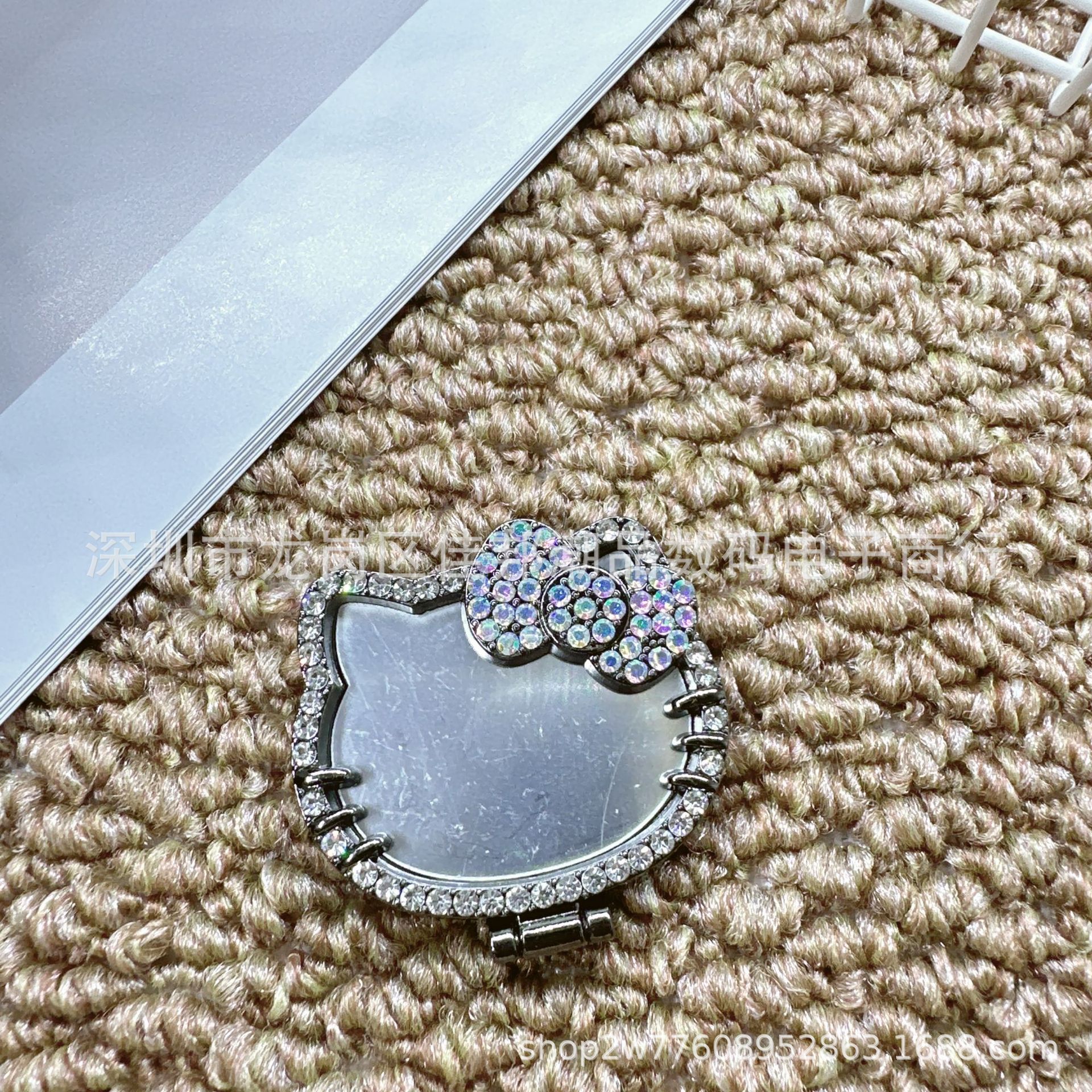 Phone Ring Holder Original Colorful Kt Cat Mirror Phone Stand Desktop Binge-Watching Gadget Back Sticker Ring Holder